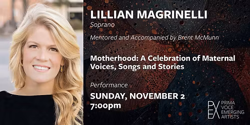 Prima Voce Emerging Artists Presents: LILLIAN MAGRINELLI