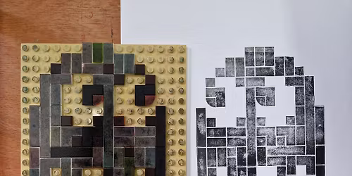 Kids Halloween Lego Printing workshop