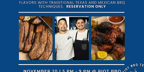 Chef Soo & Chef Manny @ Riot BBQ