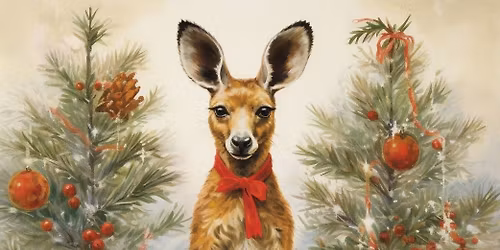 Christmas Open House with Kangaroos