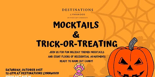 Mocktails & Trick-or-Treating