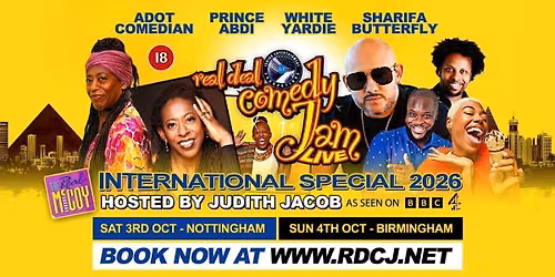 BIRMINGHAM REAL DEAL COMEDY JAM LIVE SHOW