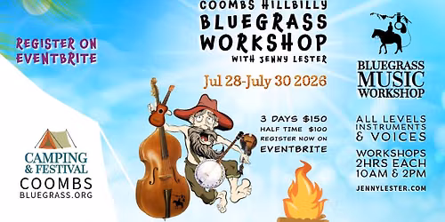 Coombs Hillbilly Bluegrass Workshop 2026