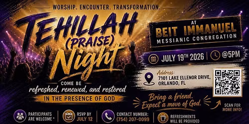 TEHILLAH (PRAISE) NIGHT