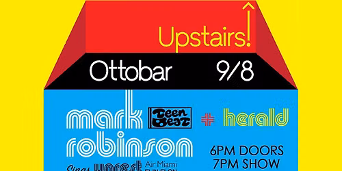 Mark Robinson sings Unrest, Air Miami, Flin Flon, Grenadine, with guest Herald 9\/8
