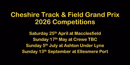 Cheshire Track & Field Grand Prix Match 2