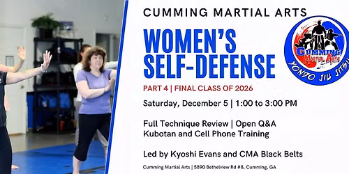 Women's Self-Defense Seminar, Part 4
