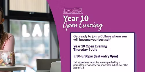 Year 10 Open Event - 2027 entry