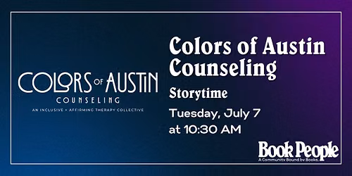 BookPeople Presents: Counseling Storytime with Colors of Austin