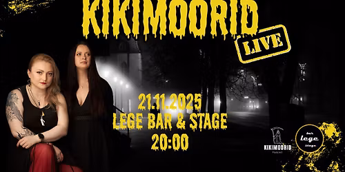 \u201cKikimooride\u201d LIVE Tartus @ Lege Bar & Stage