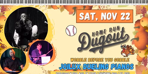 JoiLux Dueling Pianos at Home Run Dugout