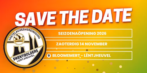SEIZOENSOPENING 2026