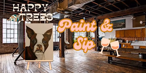 Paint & Sip Art Class- Paint your Pet