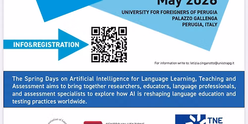 Spring Days on AI for language learning, teaching and assessment