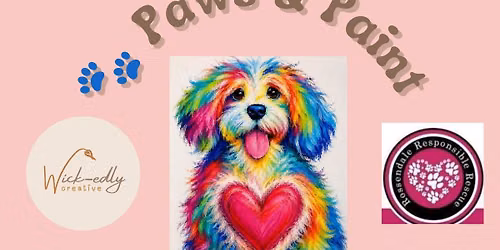 \ud83c\udfa8\ud83d\udc3eWick-edly Creative & RRAR Fundraising Painting\ud83d\udc3e\ud83c\udfa8