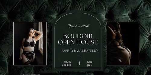 Boudoir Open House at The Bare By Barrile Studio