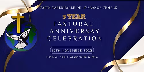 5 Year Pastoral Anniversary Celebration