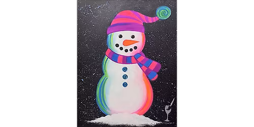 Neon Snowman - Paint and Sip in Houston | Classpop!\u2122