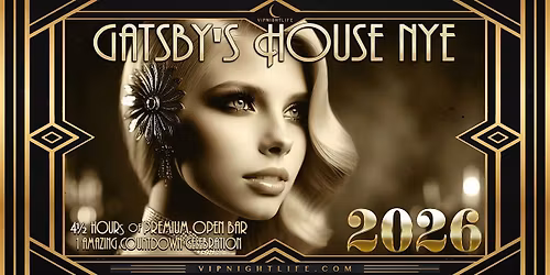 2026 W Hollywood New Year's Eve Party | Gatsby's House LA
