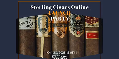 Sterling Cigars Online Launch Party