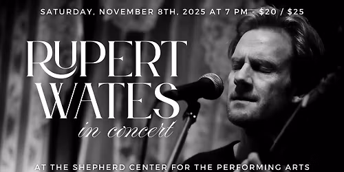 Rupert Wates in Concert at The Shep