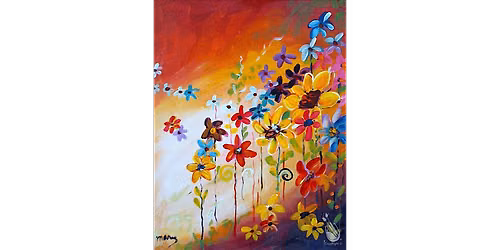 Field of Colorful Flowers - Paint and Sip in Denver | Classpop!\u2122