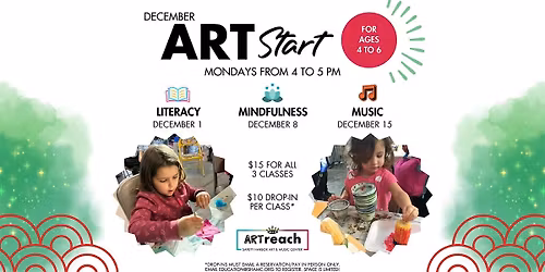 ARTstart: Literacy, Mindfulness, & Music [December]