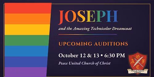 Auditions for Joseph and the Amazing Technicolor Dreamcoat