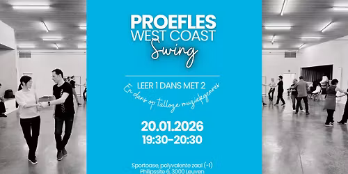 Gratis proefles West Coast Swing in Leuven