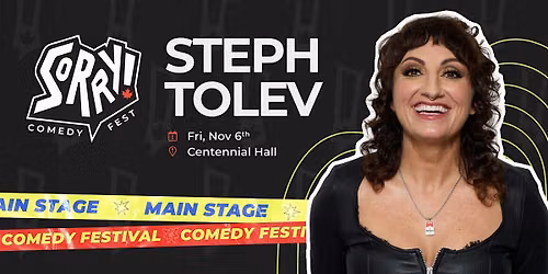 Steph Tolev - Sorry! Comedy Festival