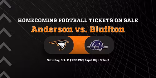 AU Football (IN) vs. Bluffton
