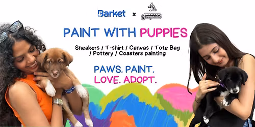 Paint with Puppies by Barket