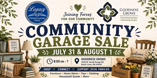 Two-day Community Garage Sale