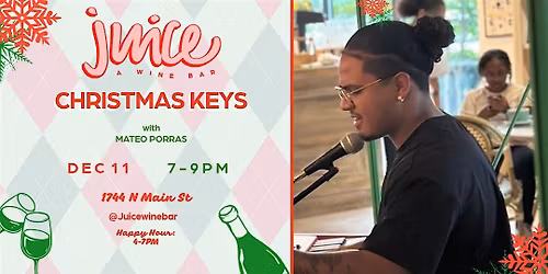 Christmas Keys at Juice Wine Bar
