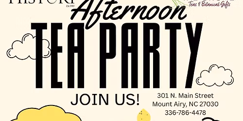 Afternoon TEA PARTY