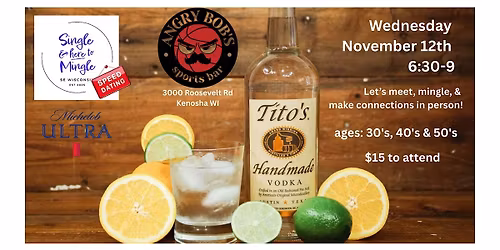 Single & here to Mingle & Speed Dating Event