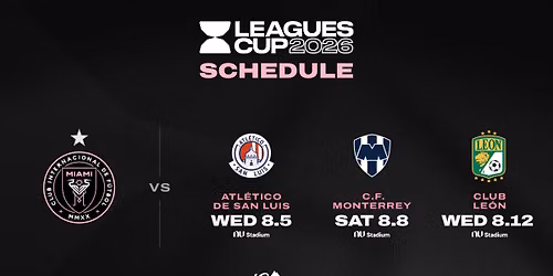 Leagues Cup Phase One - Club Leon at Inter Miami CF at Nu Stadium
