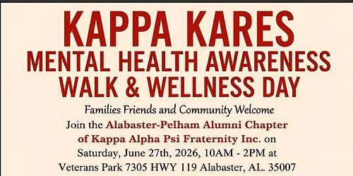 Kappa Kares Mental Health Awareness Walk & Wellness Day