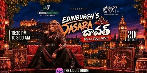 EDINBURGH DASARA దవతTollywood Folk DJ NIGHT