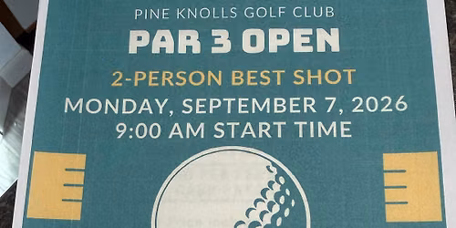 Par 3 OPEN 2-person Best Shot
