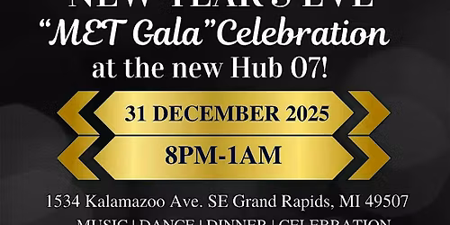 AHOY Events Presents: New Year\u2019s Eve \u201cMet Gala\u201d Celebration