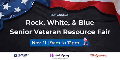 2nd Annual Rock, White, & Blue Senior Veteran Resource Fair