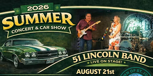 \ud83c\udfb62026 Summer Concert \ud83c\udfb6-\ud83c\udfb851 Lincoln Band\ud83c\udfb8-August 21st- 6pm-9pm- Lake Hills Park