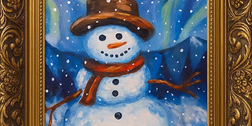 Paint & Sip -Snowman!\u2603\ufe0f