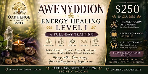 Awenyddion Energy Healing Level I | Full-Day Energy Healing Training