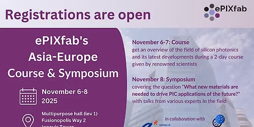 ePIXfab's Asia-Europe Course