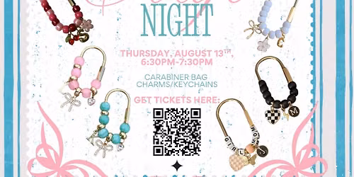 Carabiner Bag Charm/Keychain Craft Night