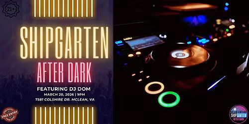 DJ Dom for ShipGarten After Dark