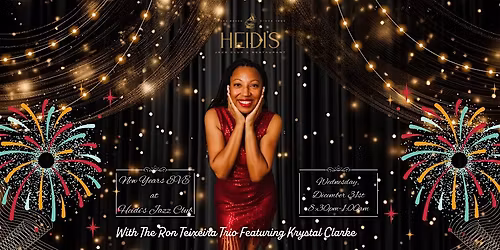 NEW YEARS EVE with the Ron Teixeira Trio Featuring Krystal Clarke
