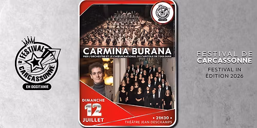 Carmina Burana - Festival de Carcassonne 2026